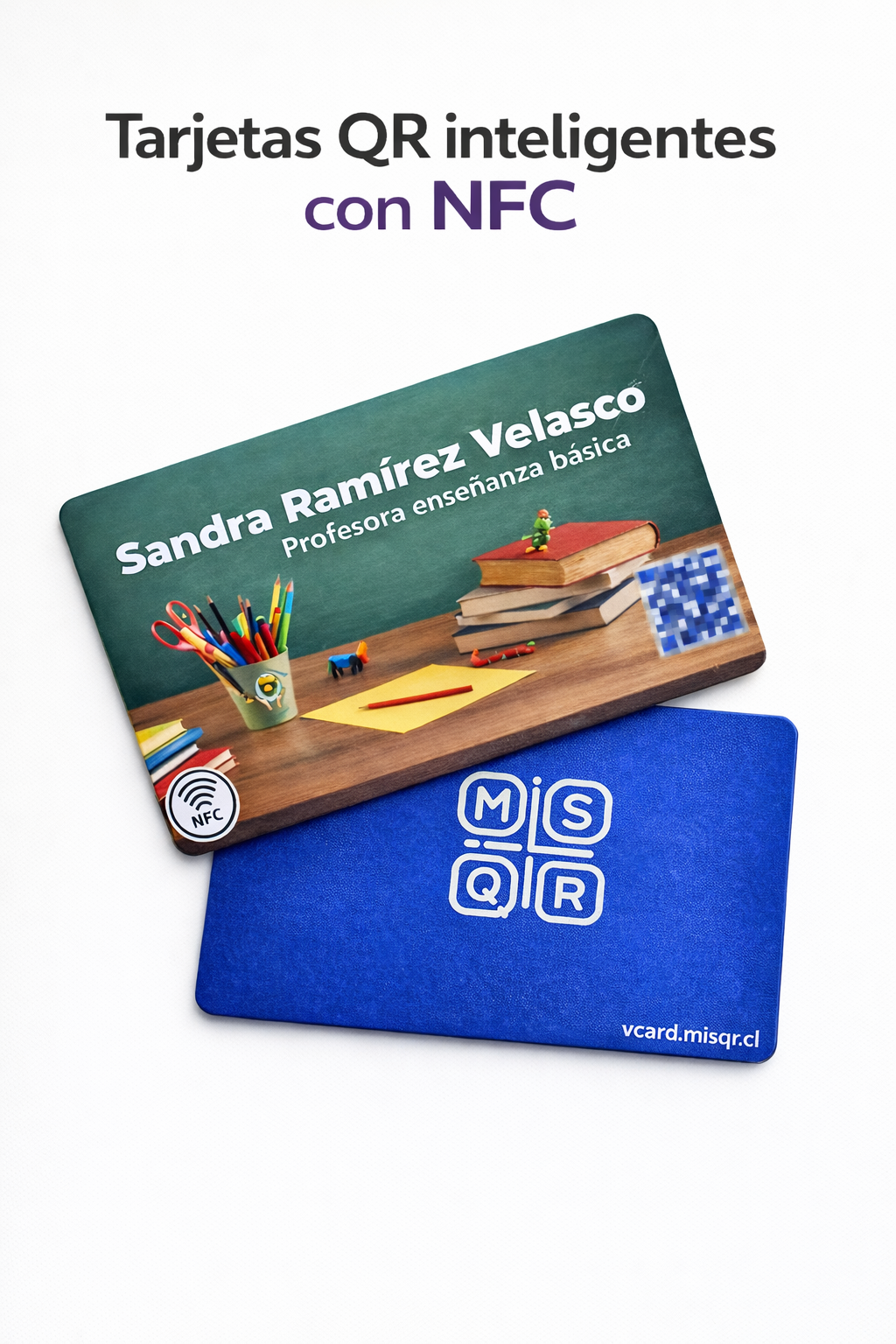 Tarjeta de visita digital QR y NFC