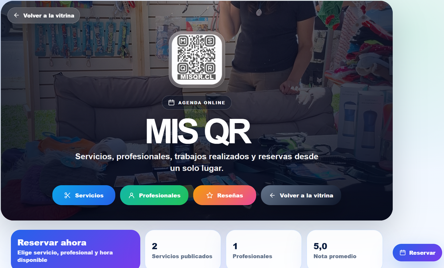 Vitrina MISQR