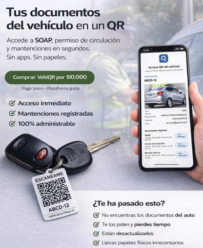 VehiQR - Llavero QR