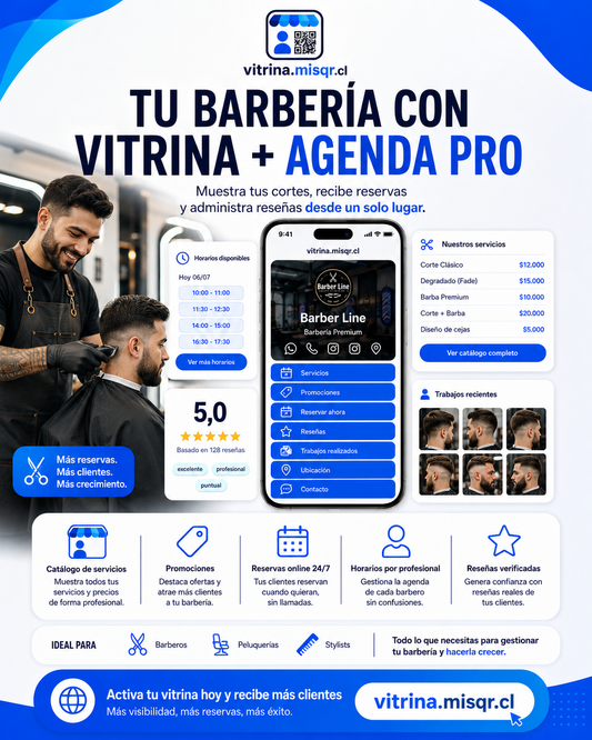 + Agenda Pro - para Vitrina Digital QR