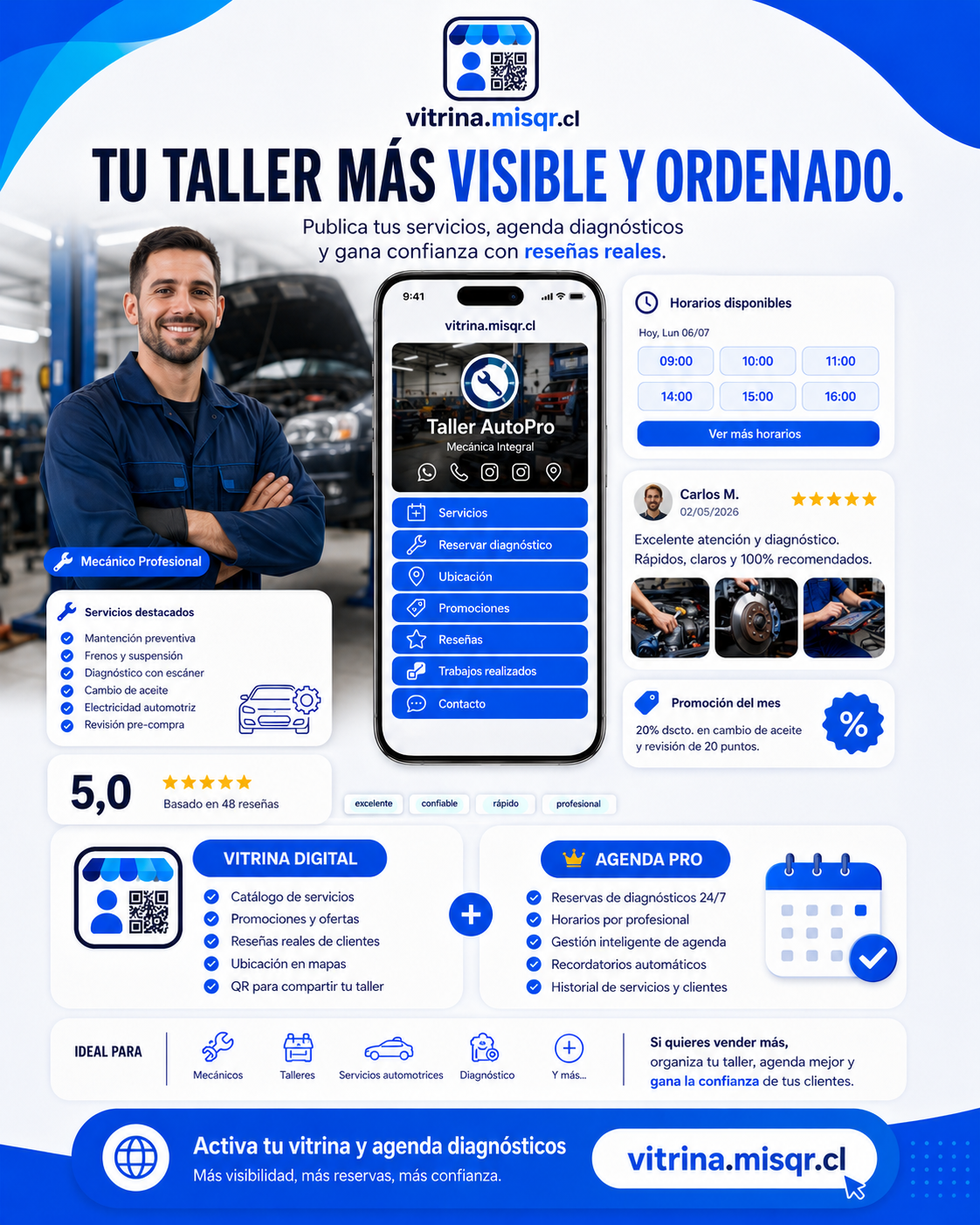 + Agenda Pro - para Vitrina Digital QR