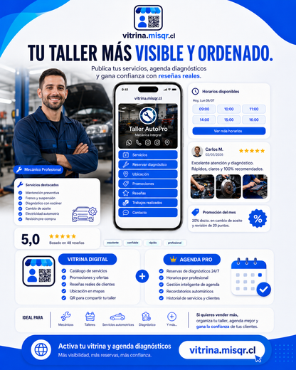 + Agenda Pro - para Vitrina Digital QR