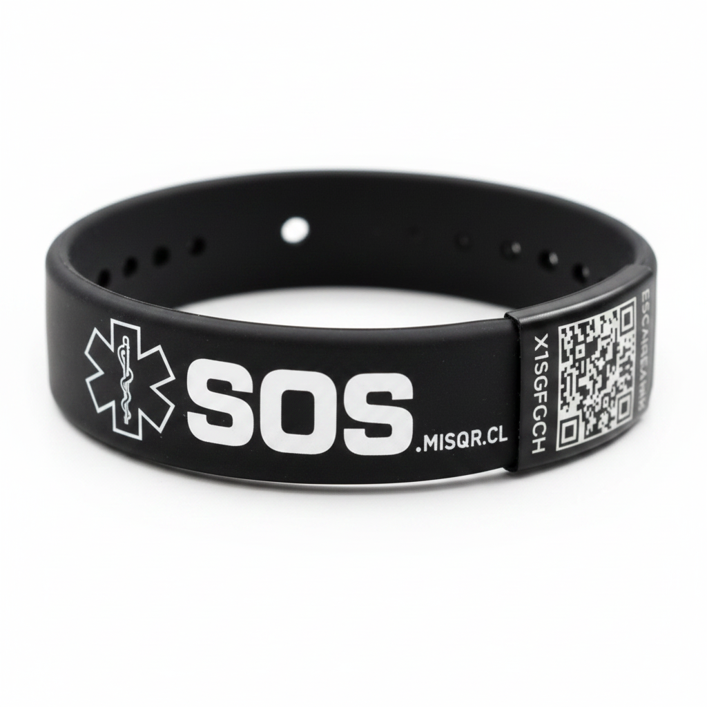Pulsera SOS alerta medica